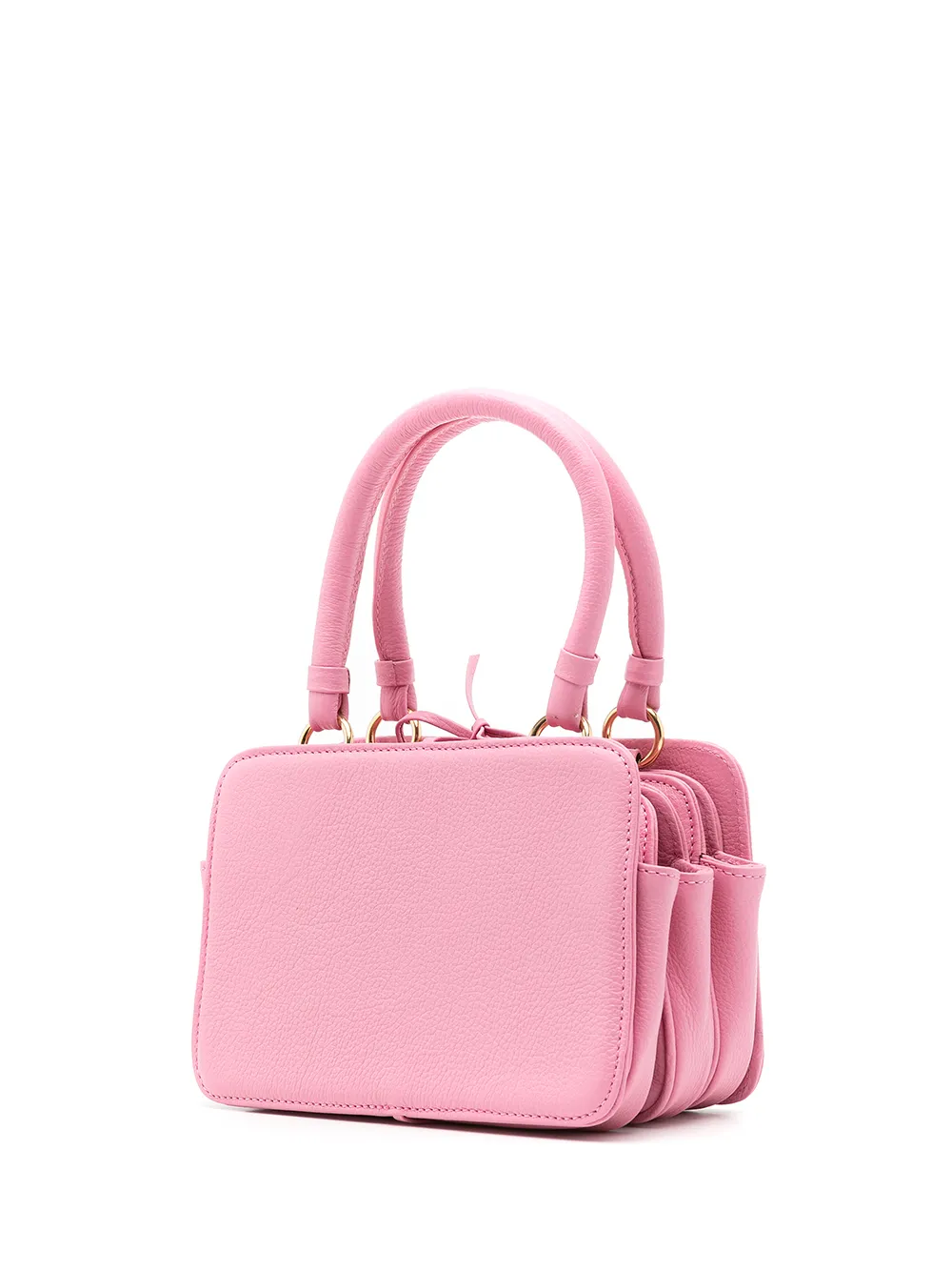 Sarah Chofakian Multiple-compartment Leather Crossbody Bag In Pink