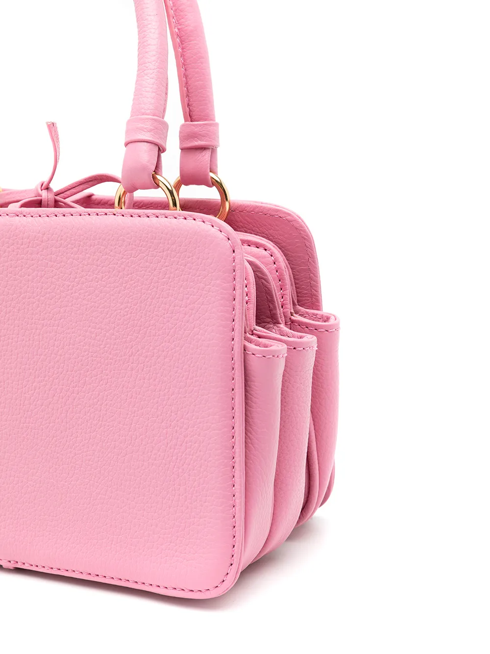 Sarah Chofakian Multiple-compartment Leather Crossbody Bag In Pink