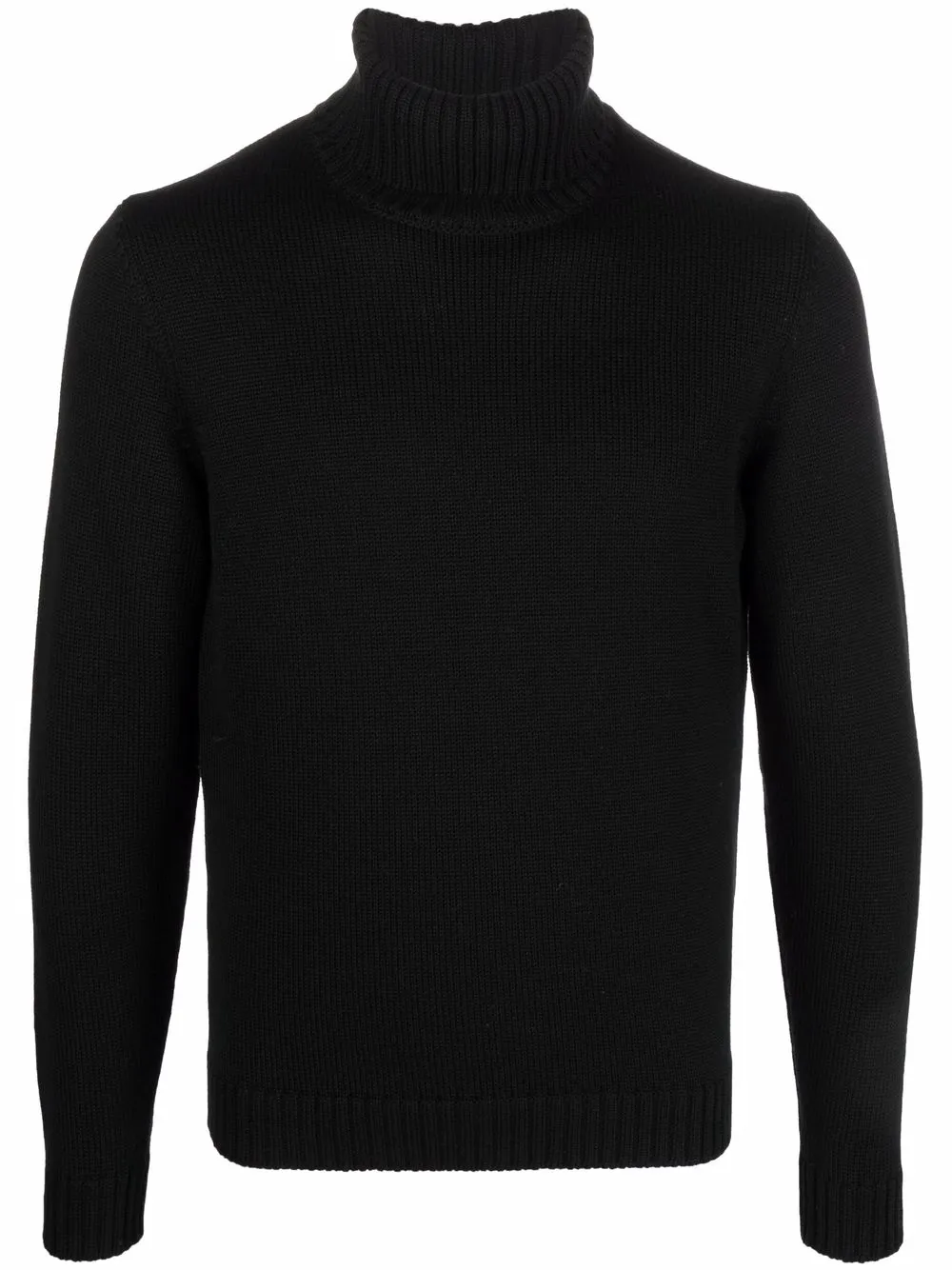 Shop Zanone roll neck wool jumper with 