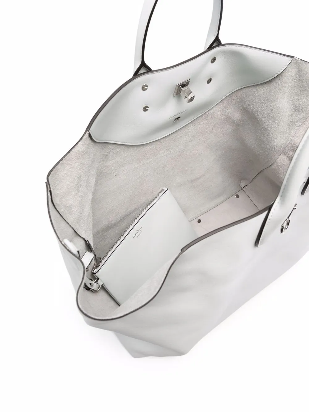 фото Salvatore ferragamo сумка-тоут с портфельной застежкой