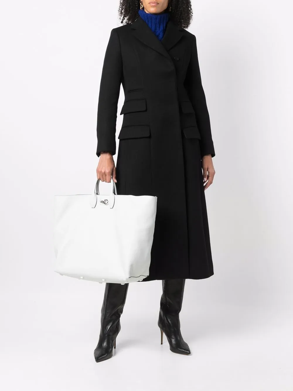 фото Salvatore ferragamo сумка-тоут с портфельной застежкой