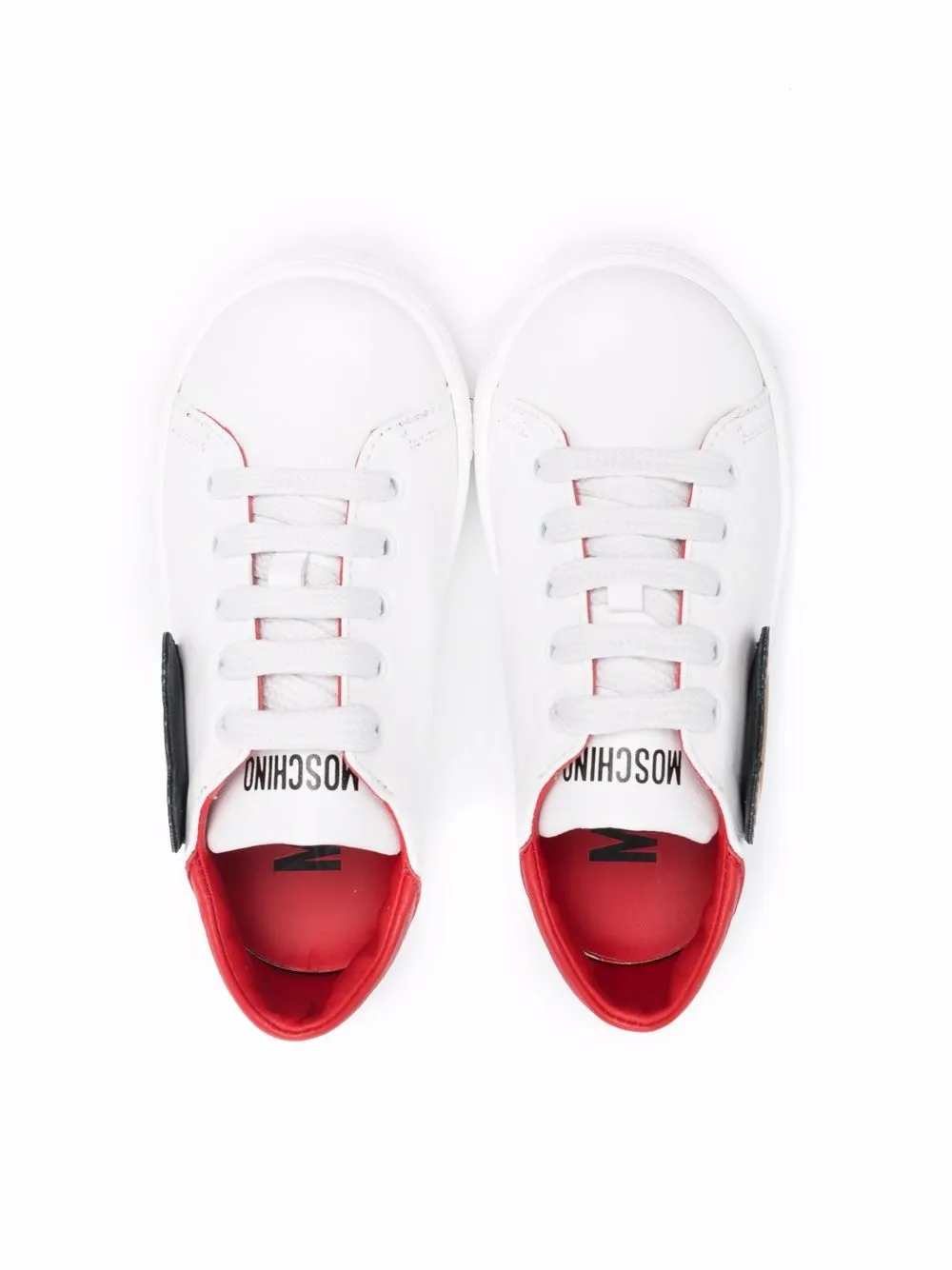фото Moschino kids кеды с нашивками teddy bear
