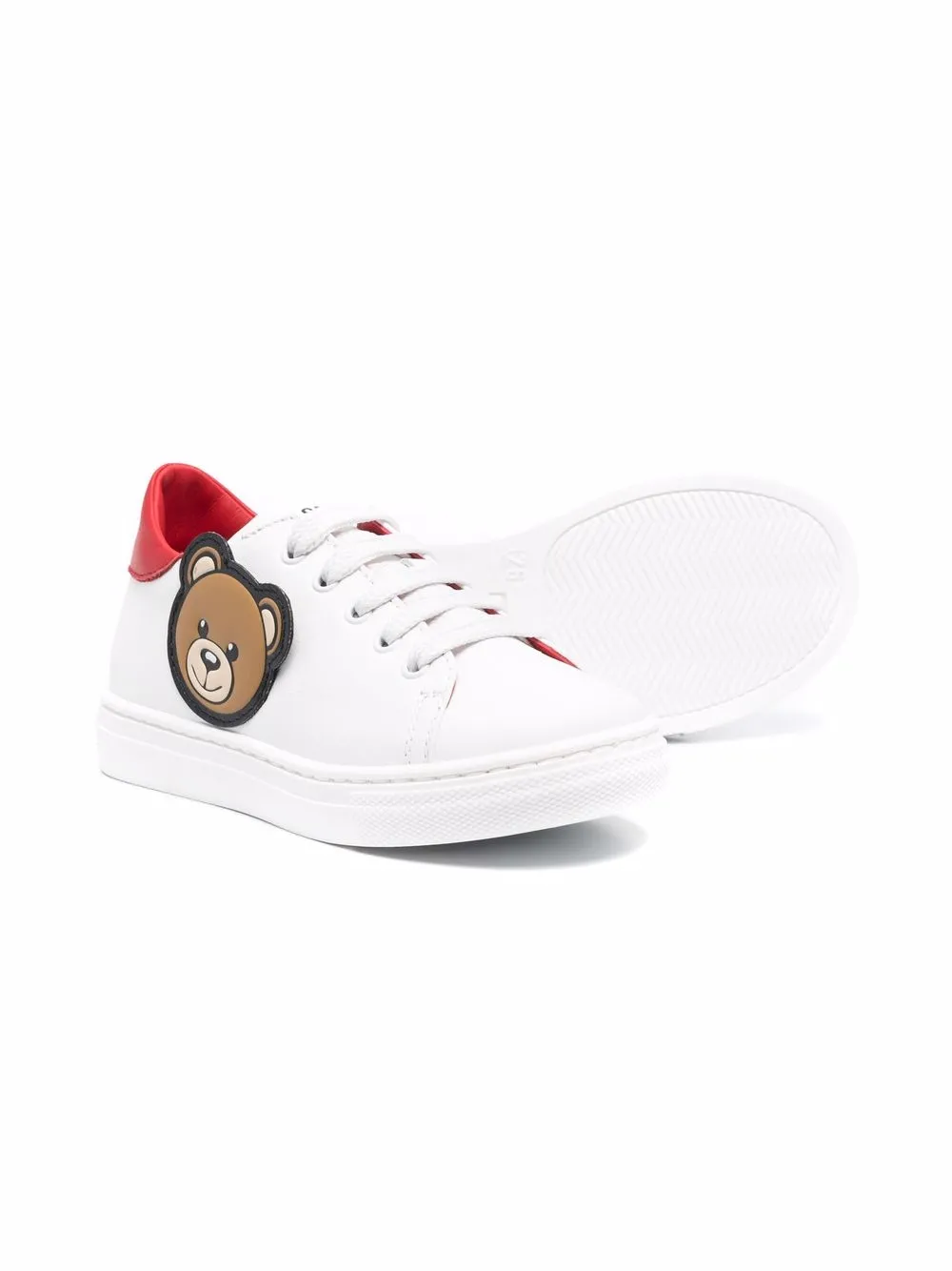 фото Moschino kids кеды с нашивками teddy bear