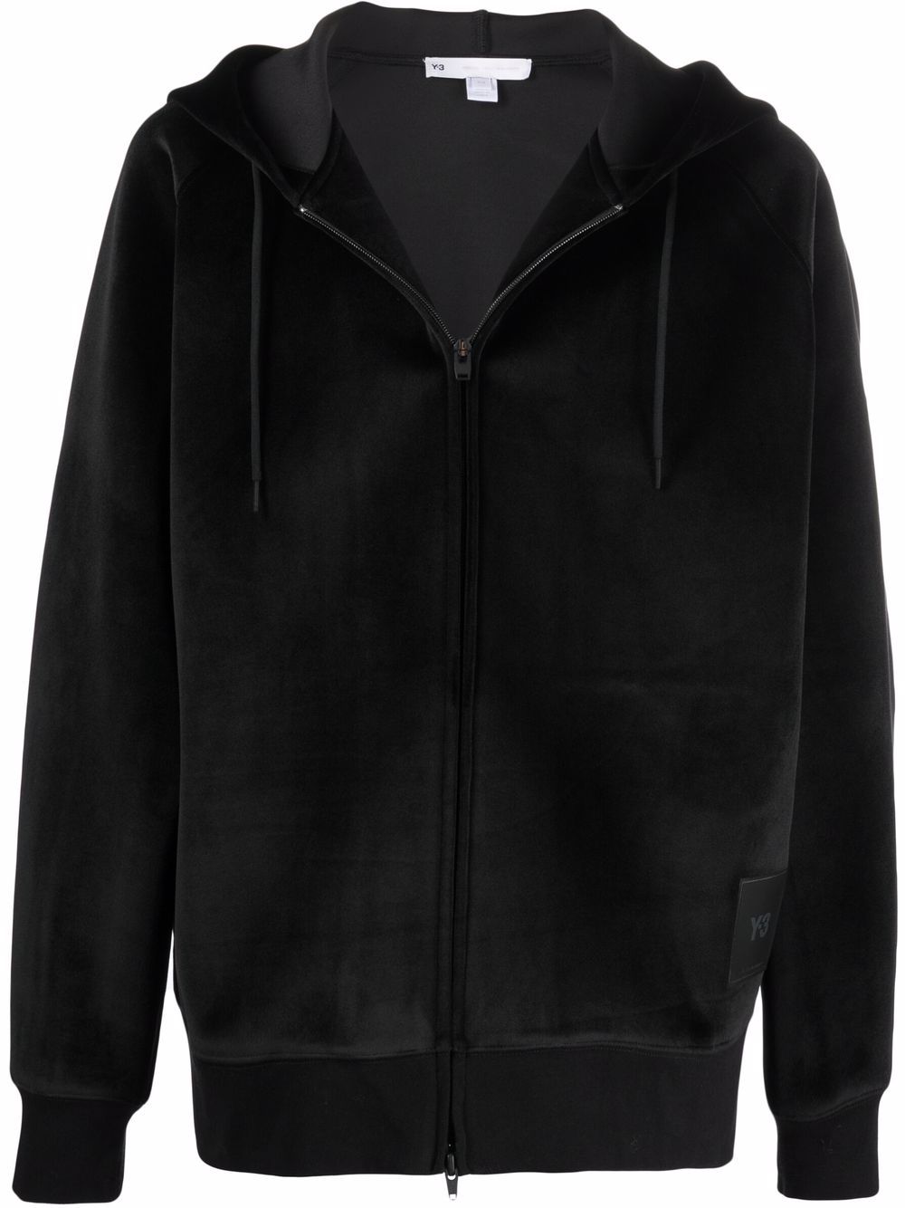 Black velvet clearance zip up hoodie