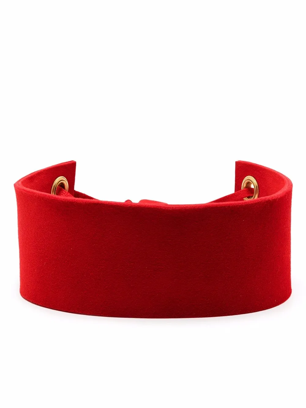 

Manokhi lace-up choker - Red