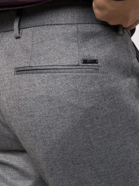 BOSS pressed-crease four-pocket 