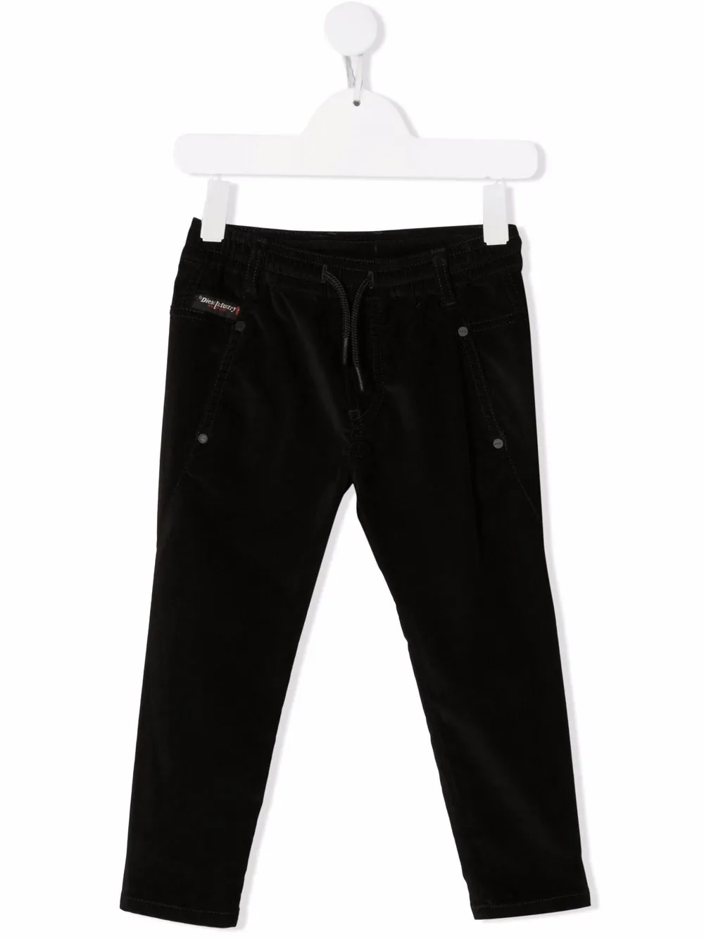 

Diesel Kids jeans con parche del logo - Negro