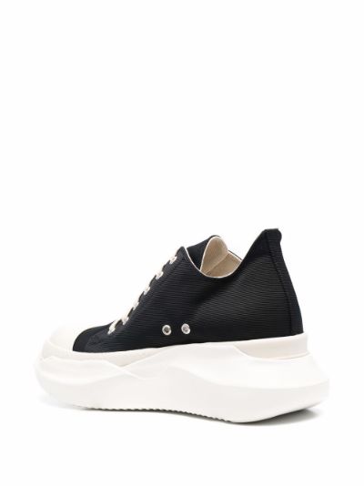 Rick Owens DRKSHDW Abstract low-top sneakers black | MODES