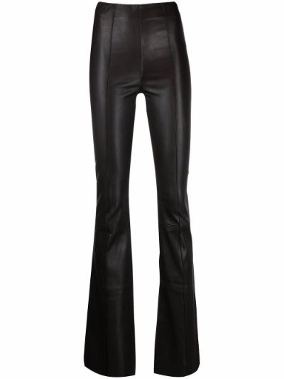 leather trousers bootcut