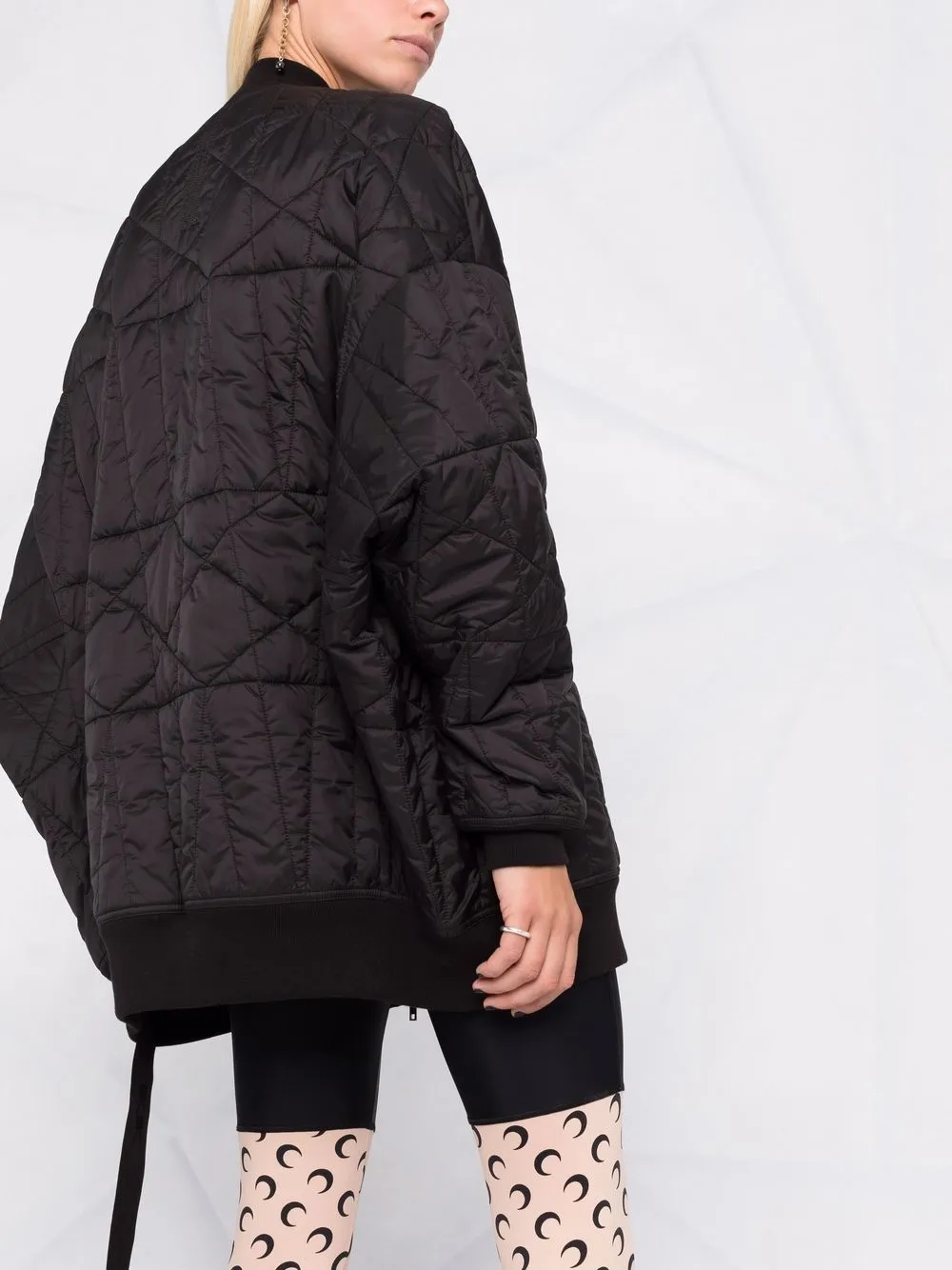 фото Rick owens drkshdw стеганое пальто оверсайз
