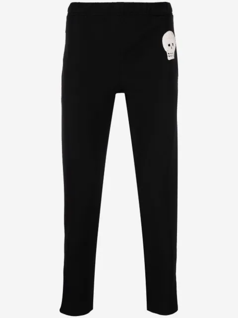 Alexander McQueen skull-patch slim-fit track pants