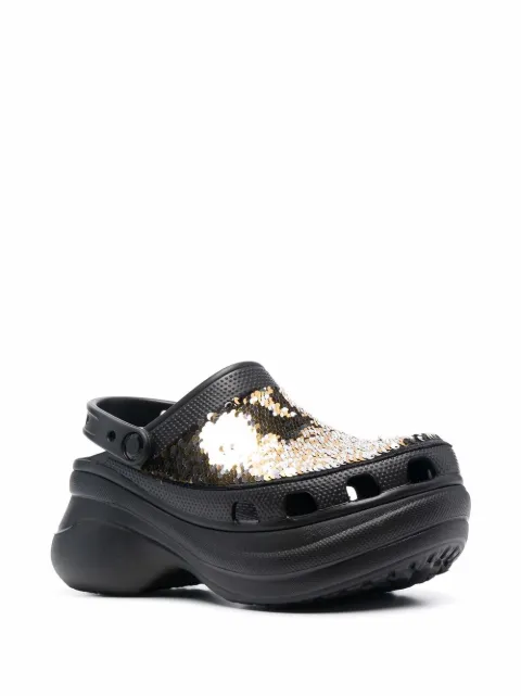 sequin crocs