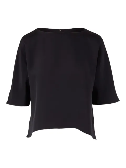 Peter Cohen boat-neck short-sleeves top