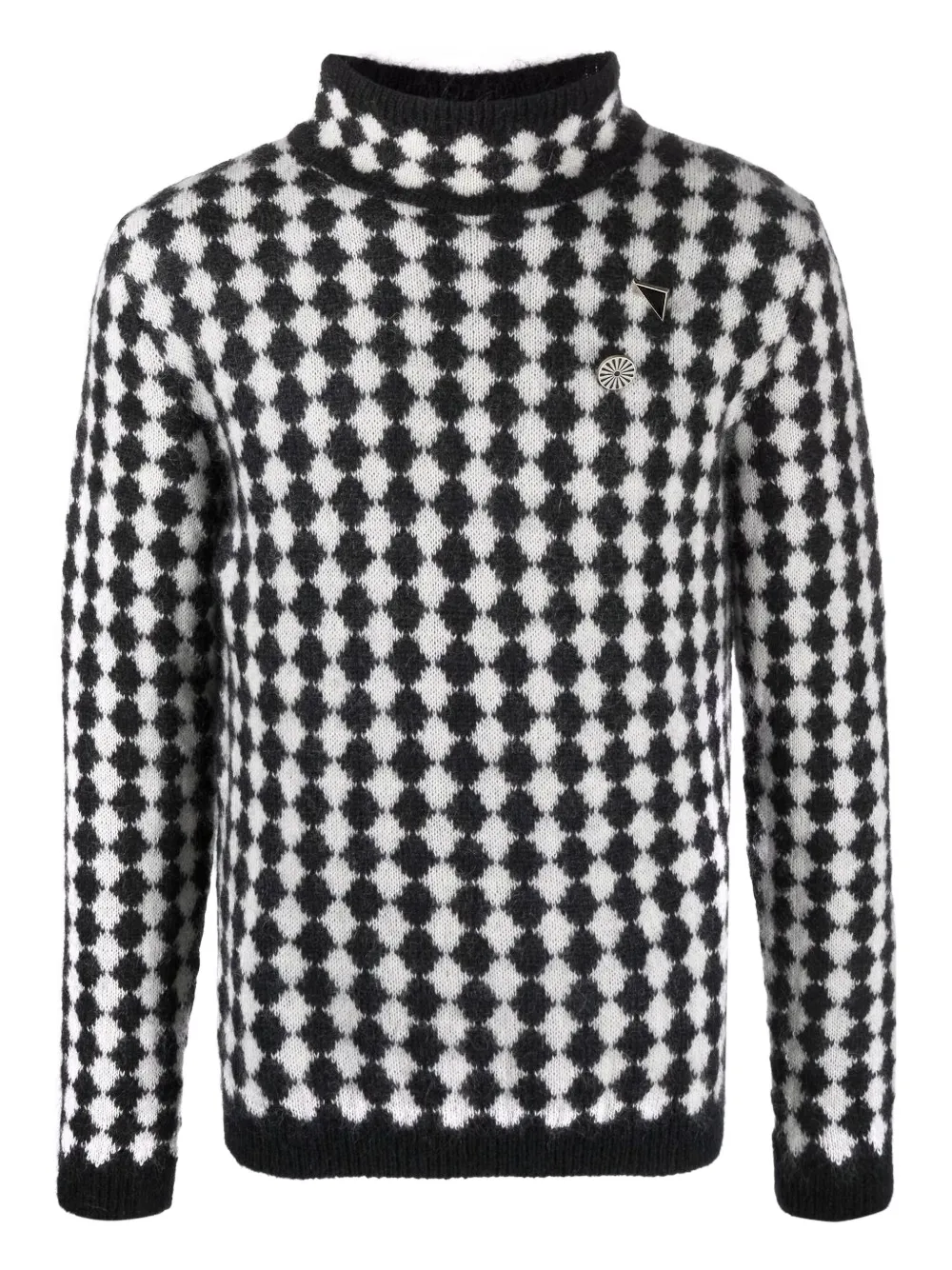 Saint Laurent diamond-motif sweater | Black | Image 1