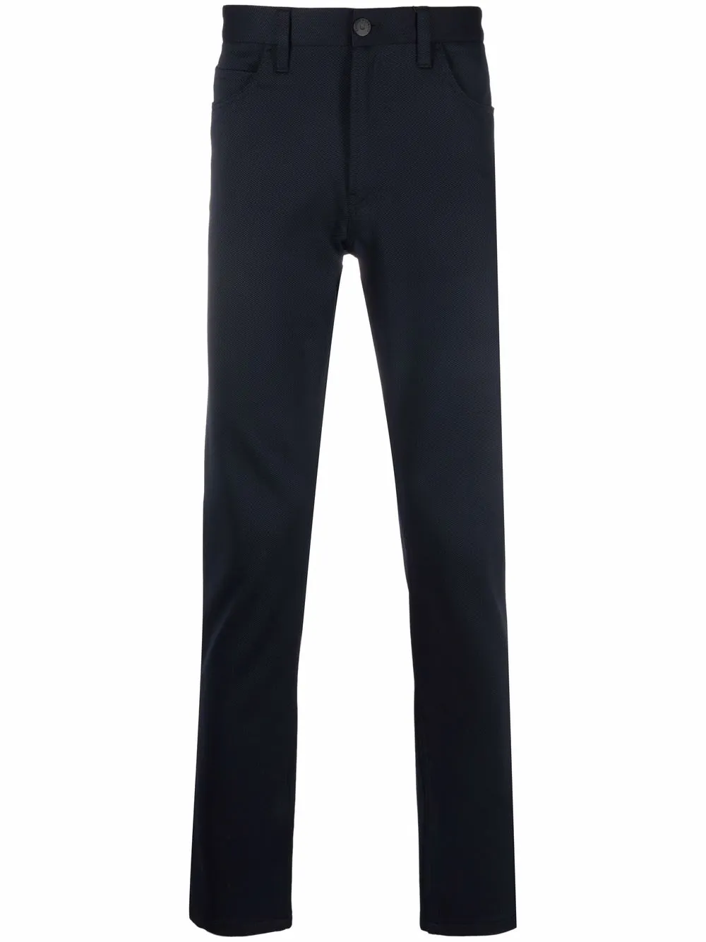 

Emporio Armani straight-leg tailored trousers - Blue