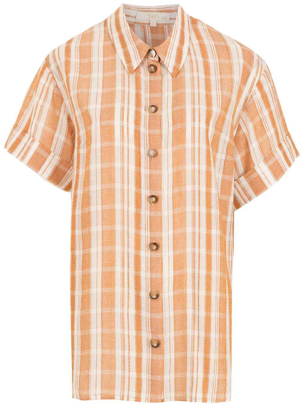 

Nk Ale checked cotton shirt - Brown