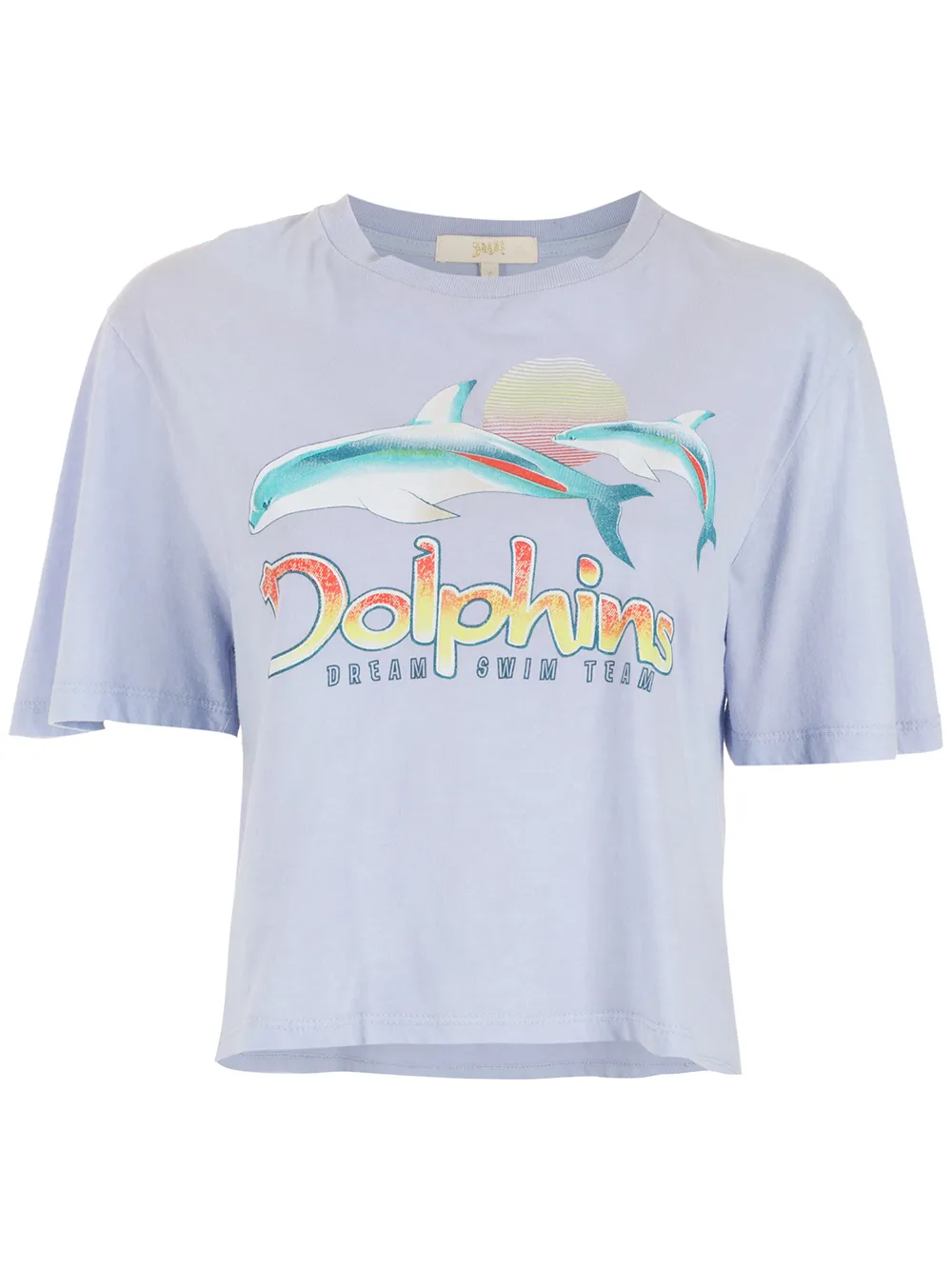 

Nk Deep dolphin-print cotton T-shirt - Blue