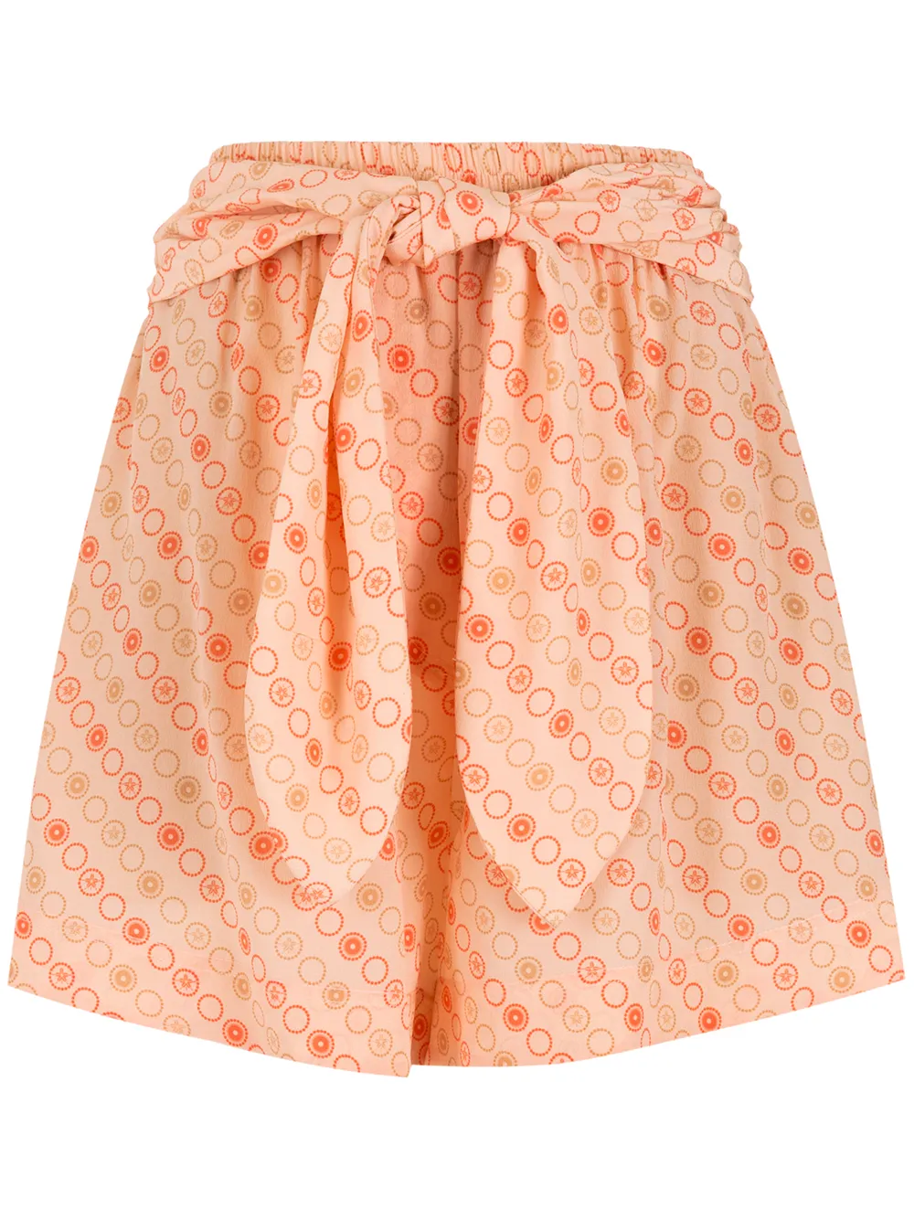 

Nk polka-dot silk shorts - Orange
