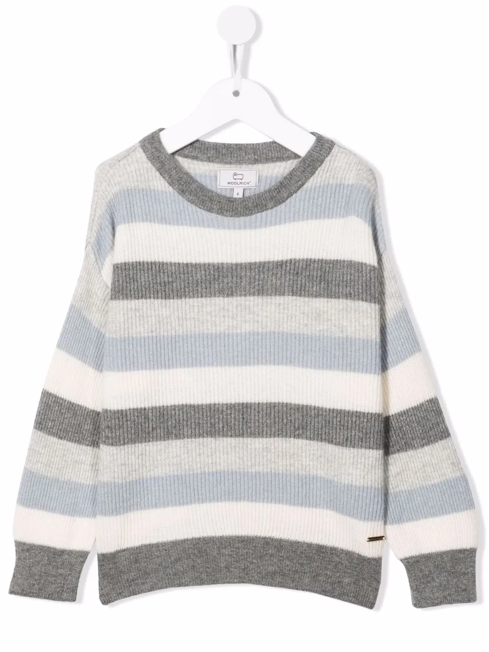 Woolrich Kids джемпер в рубчик с контрастными полосками