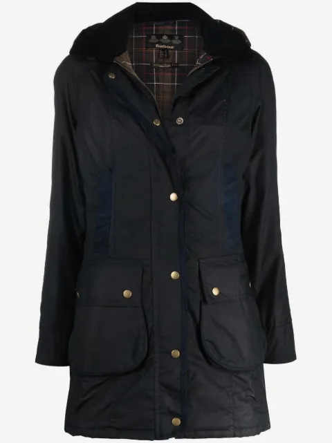 Barbour hooded parka coat