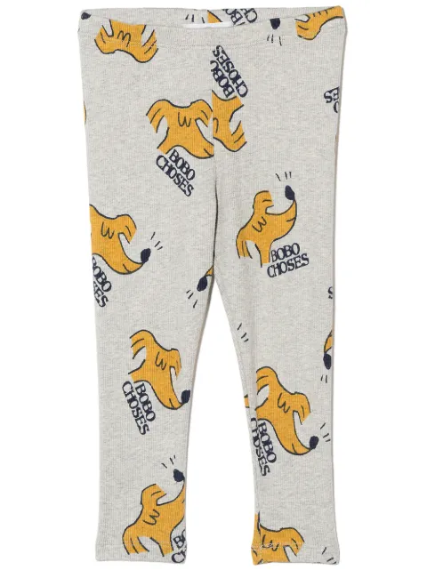 Bobo Choses Sniffy Dog-print leggings