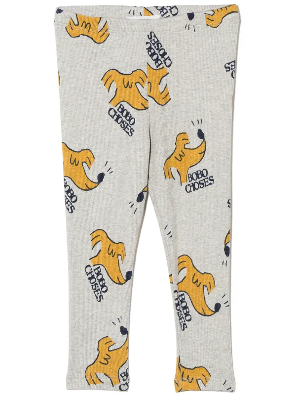 Bobo Choses Sniffy Dog-print Leggings 
