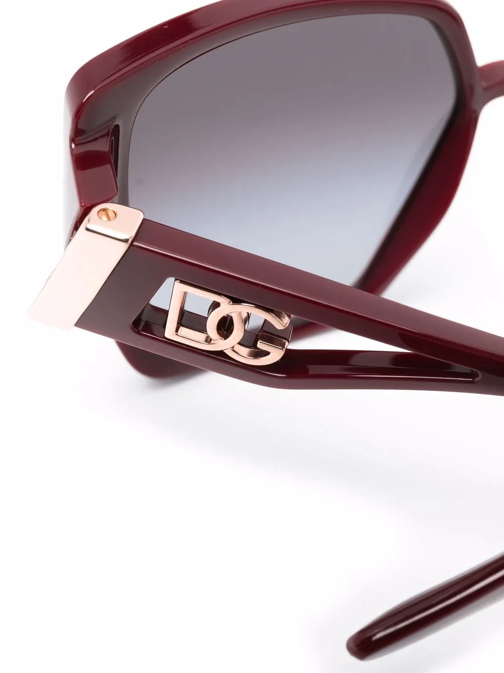 фото Dolce & gabbana eyewear солнцезащитные очки в массивной оправе