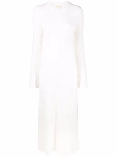 LouLou de Saison rib-knit wool-cashmere dress