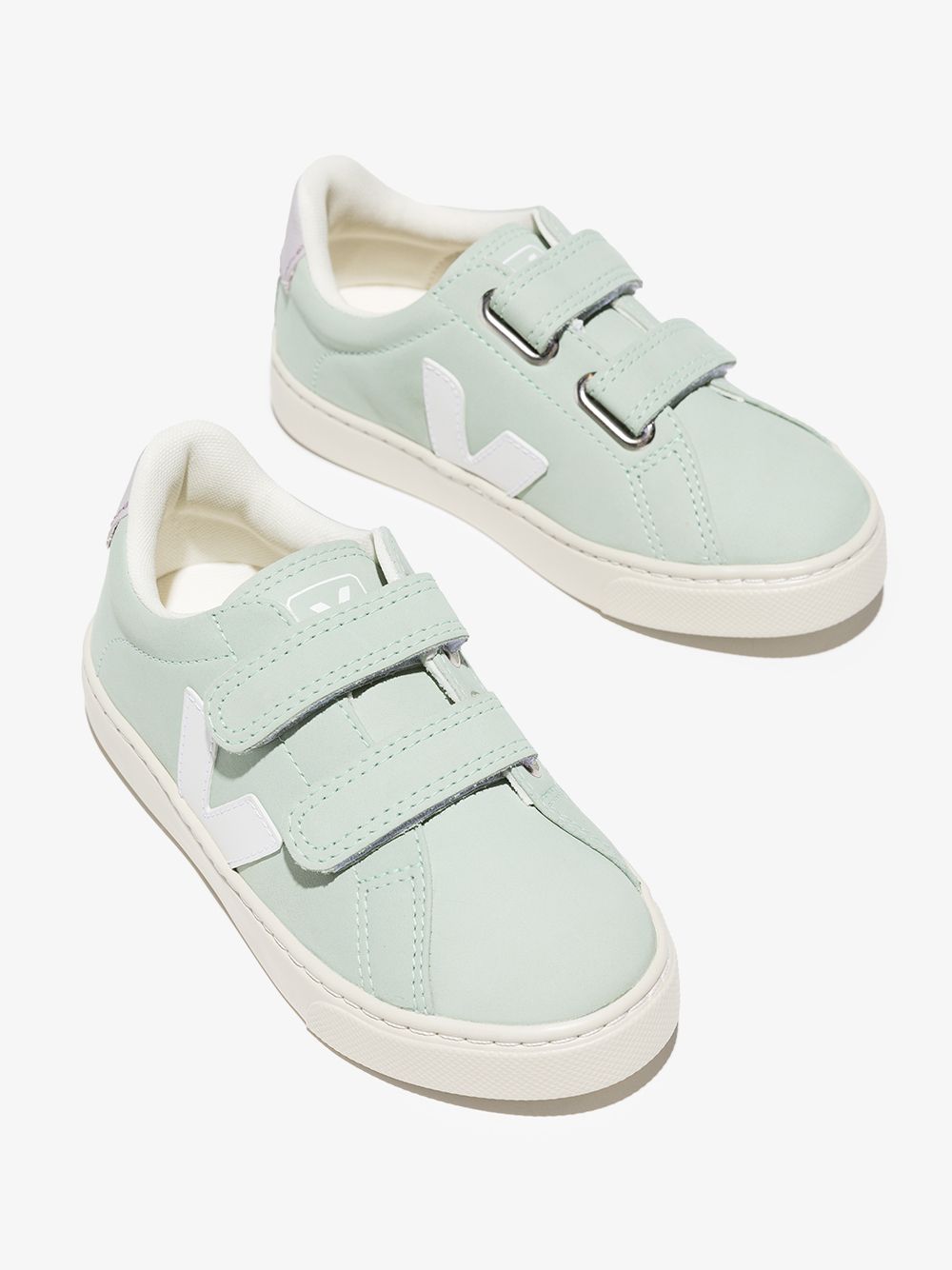 VEJA Kids Esplar sneakers met klittenband - Groen