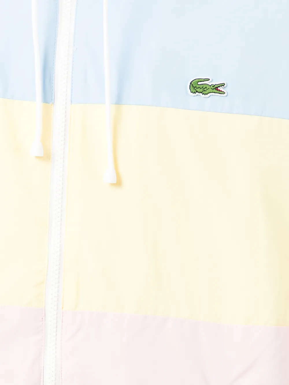 фото Lacoste ветровка в стиле колор-блок