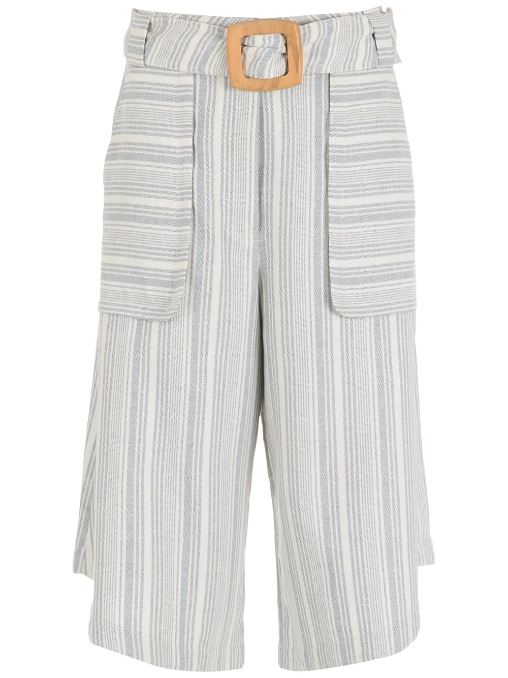 

Nk Fafa striped cropped trousers - Blue