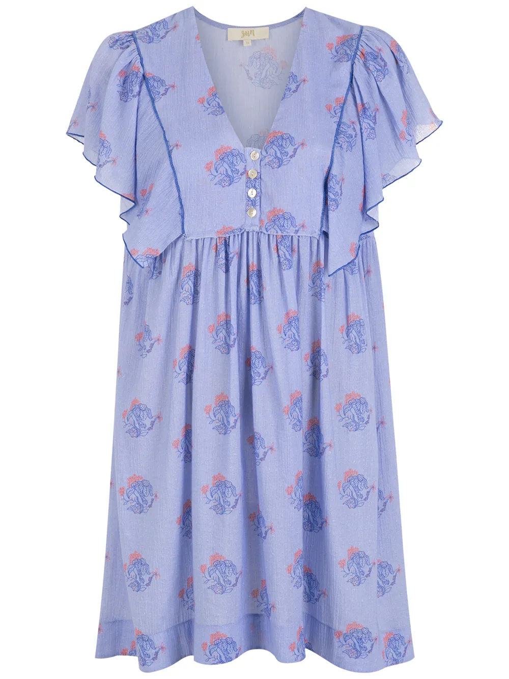 

Nk Remi floral mini dress - Blue