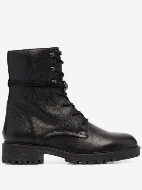 Geox lace-up leather boots 