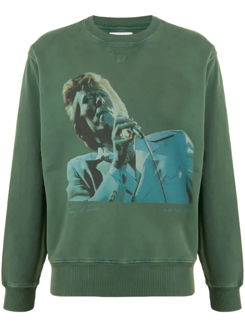 Shop ANINE BING Ramona Bowie sweatshirt 