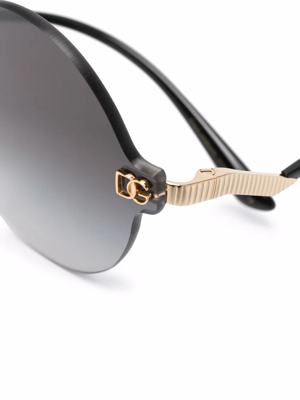 фото Dolce & gabbana eyewear солнцезащитные очки в круглой оправе