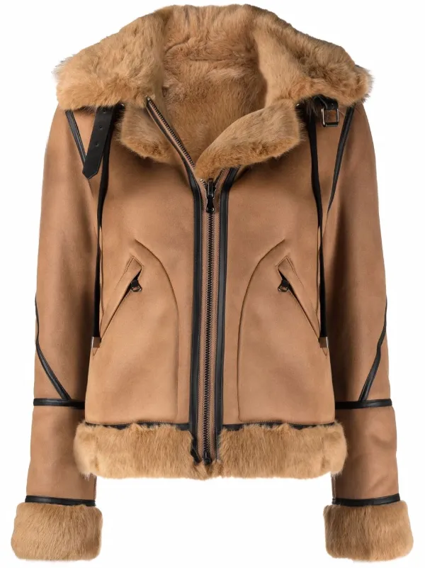 reversible aviator jacket