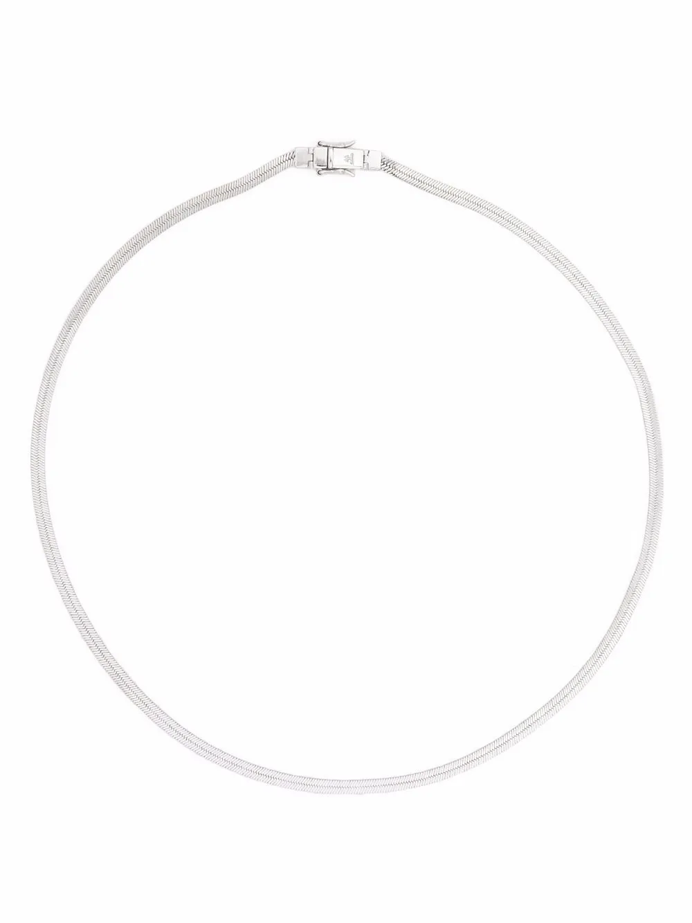 Tom Wood серебряное колье Herringbone