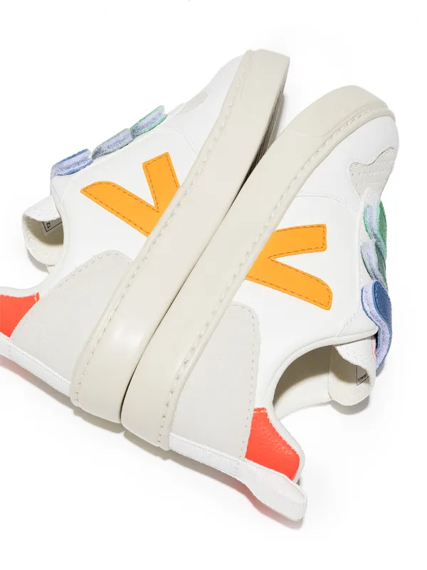 VEJA Kids V-10 touch-strap Sneakers White FARFETCH PH