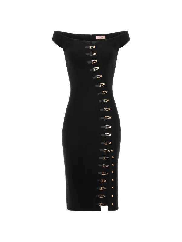 twist front satin midi dress TWIST-FRONT MIDI DRESS | CULT MIA