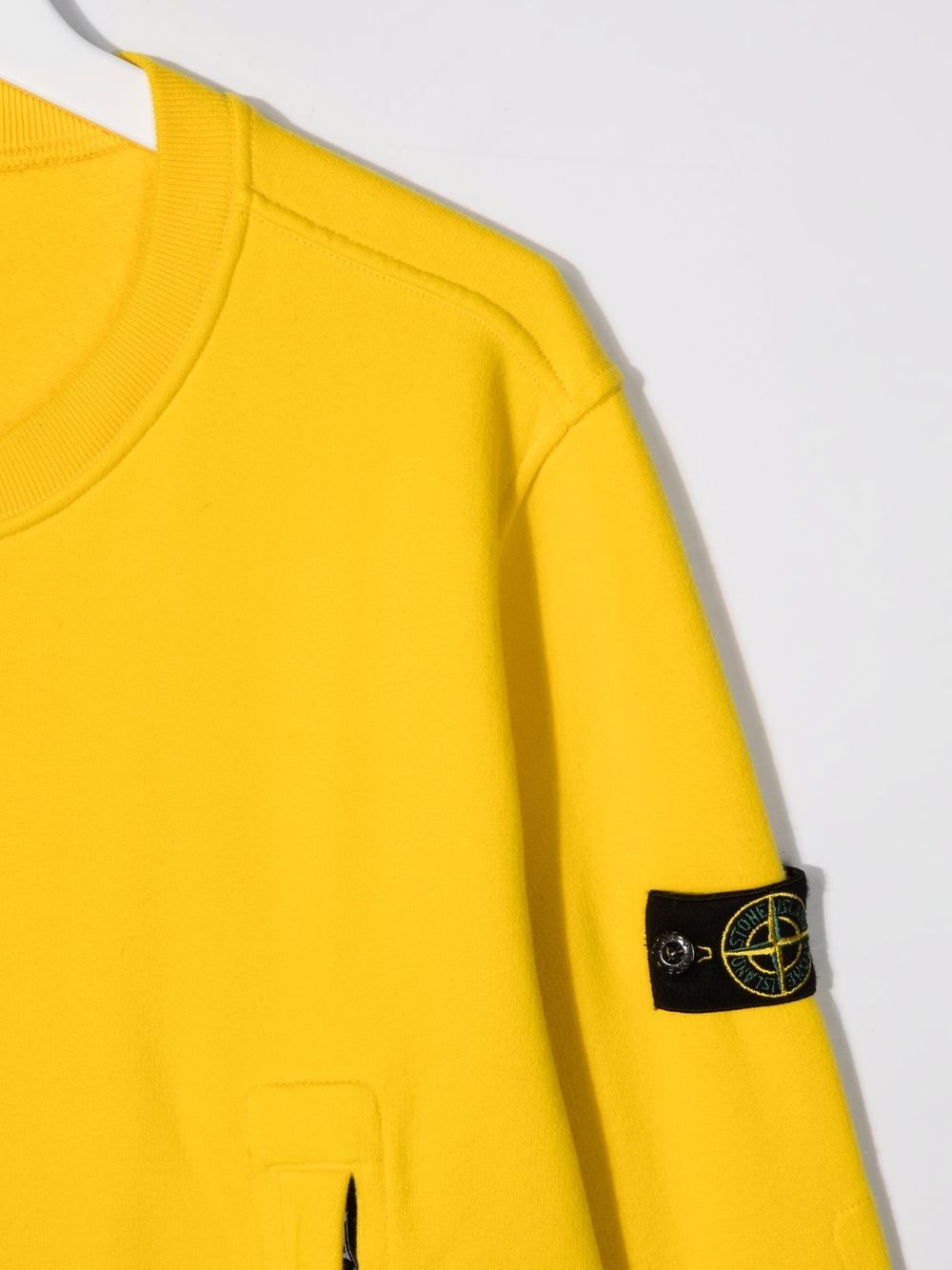 фото Stone island junior толстовка с нашивкой-логотипом