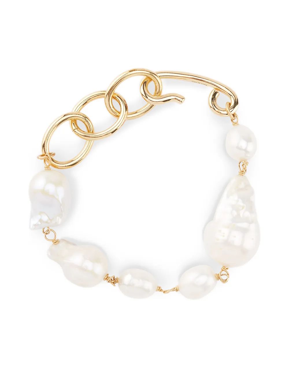 

Jil Sander pearl-embellished chain bracelet - Gold