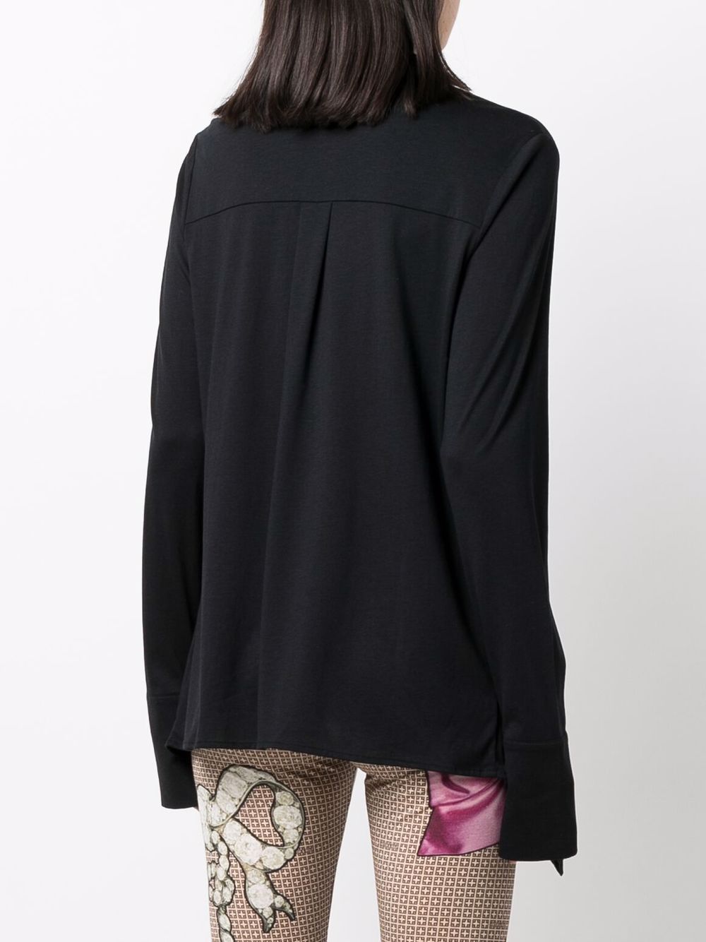 фото Viktor & rolf curved hem blouse