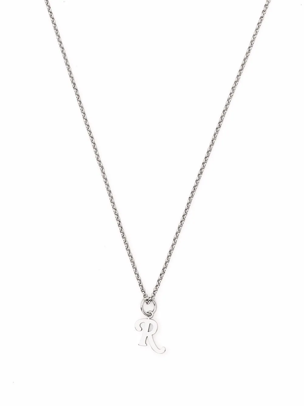 Raf Simons Logo Charm Necklace - Farfetch