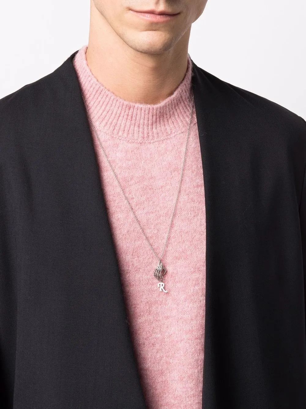 Raf Simons logo-charm Necklace - Farfetch