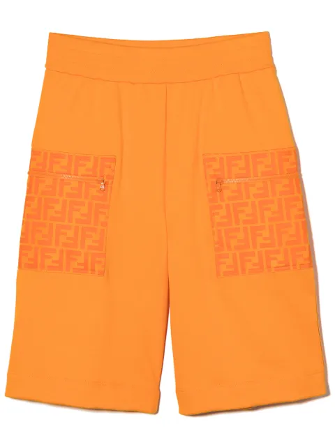 Fendi Kids شورت برمودا بشعار الماركة FF