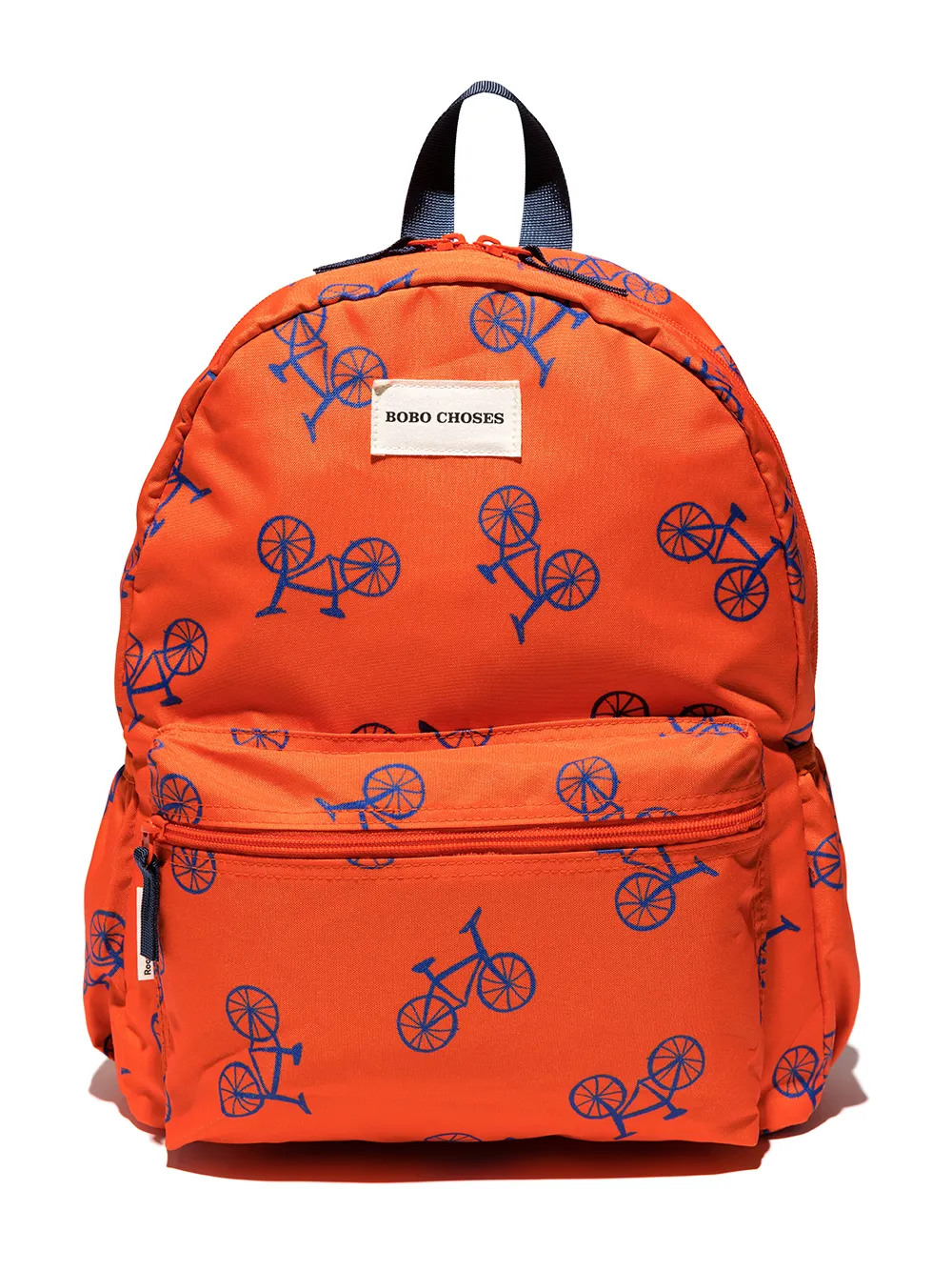 

Bobo Choses bicycle-print recycled polyester backpack - Orange