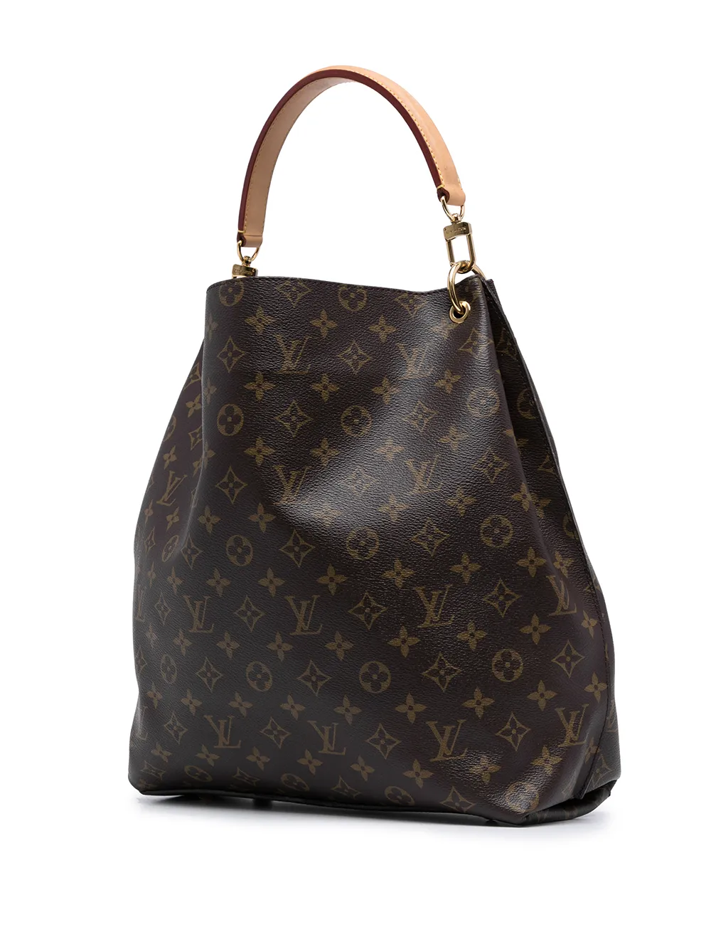 фото Louis vuitton сумка-ведро pre-owned с монограммой