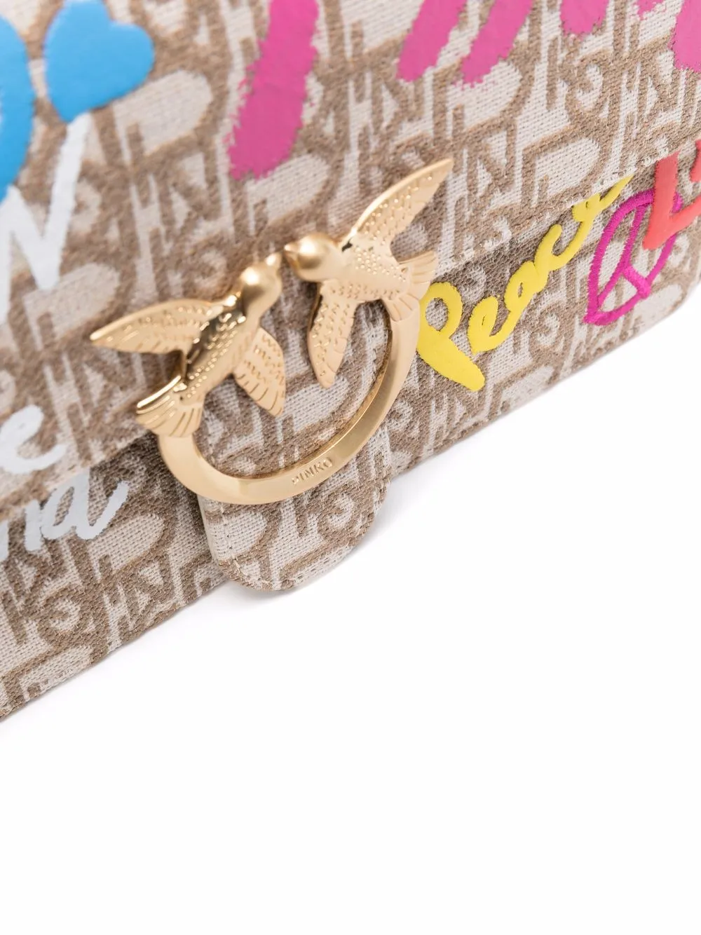 фото Pinko сумка на плечо love classic icon