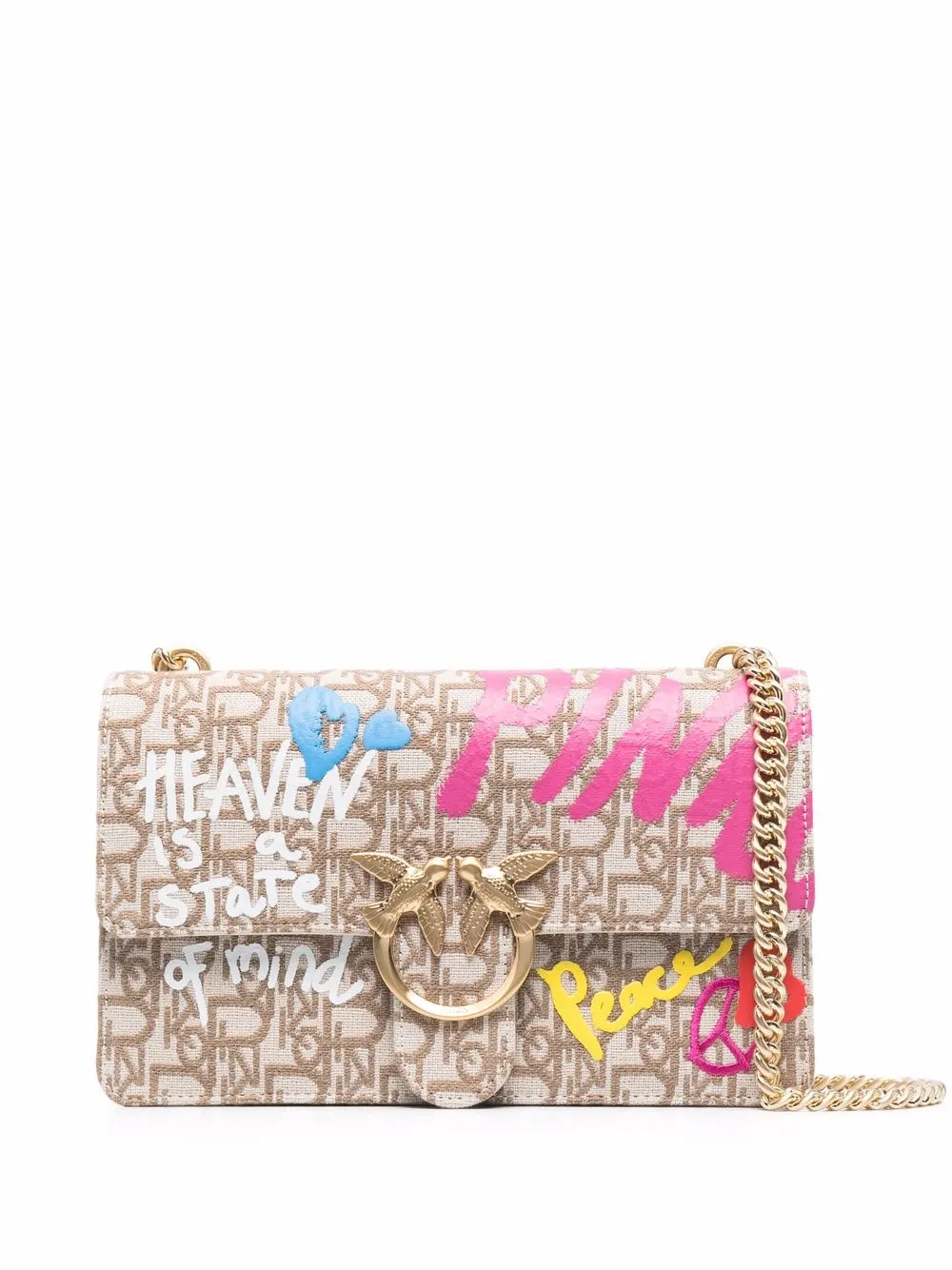 фото Pinko сумка на плечо love classic icon