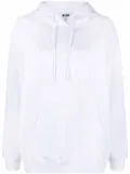 MSGM drawstring cotton hoodie - White